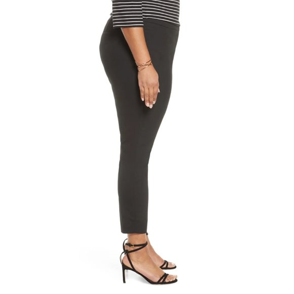 NEW Halogen Straight Leg Slant Pocket Career Trouser Pants Black Plus Size 22 - Picture 2 of 11